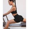 image:imagePAVOI ACTIVE Yoga Shorts for Women High Waisted Gym Shorts Buttery Soft Biker Workout Shorts 4 amp 6 Compression FitBlack