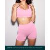 image:imagePAVOI ACTIVE Yoga Shorts for Women High Waisted Gym Shorts Buttery Soft Biker Workout Shorts 4 amp 6 Compression FitBubblegum