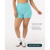 image:imagePAVOI ACTIVE Yoga Shorts for Women High Waisted Gym Shorts Buttery Soft Biker Workout Shorts 4 amp 6 Compression FitCaribbean Sea