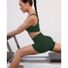 image:imagePAVOI ACTIVE Yoga Shorts for Women High Waisted Gym Shorts Buttery Soft Biker Workout Shorts 4 amp 6 Compression FitPine Green