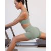 image:imagePAVOI ACTIVE Yoga Shorts for Women High Waisted Gym Shorts Buttery Soft Biker Workout Shorts 4 amp 6 Compression FitSage