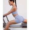 image:imagePAVOI ACTIVE Yoga Shorts for Women High Waisted Gym Shorts Buttery Soft Biker Workout Shorts 4 amp 6 Compression FitSeabreeze