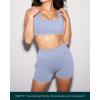 image:imagePAVOI ACTIVE Yoga Shorts for Women High Waisted Gym Shorts Buttery Soft Biker Workout Shorts 4 amp 6 Compression FitSeabreeze