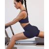 image:imagePAVOI ACTIVE Yoga Shorts for Women High Waisted Gym Shorts Buttery Soft Biker Workout Shorts 4 amp 6 Compression FitTwilight