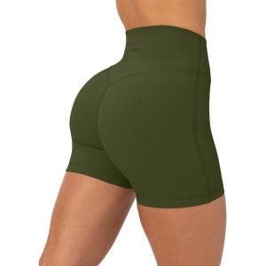 image:imagePAVOI ACTIVE Yoga Shorts for Women High Waisted Gym Shorts Buttery Soft Biker Workout Shorts 4 amp 6 Compression FitArmy