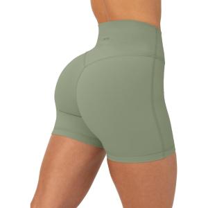 image:imagePAVOI ACTIVE Yoga Shorts for Women High Waisted Gym Shorts Buttery Soft Biker Workout Shorts 4 amp 6 Compression FitJade