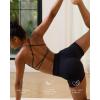 image:imagePAVOI ACTIVE Open Back Strappy Yoga Workout Bras for Women  Low Support CrissCross Sports Gym Bra Removable Pads  FlexFlowBlack