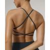 image:imagePAVOI ACTIVE Open Back Strappy Yoga Workout Bras for Women  Low Support CrissCross Sports Gym Bra Removable Pads  FlexFlowSlate