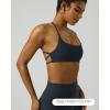 image:imagePAVOI ACTIVE Open Back Strappy Yoga Workout Bras for Women  Low Support CrissCross Sports Gym Bra Removable Pads  FlexFlowSlate
