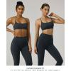 image:imagePAVOI ACTIVE Open Back Strappy Yoga Workout Bras for Women  Low Support CrissCross Sports Gym Bra Removable Pads  FlexFlowSlate