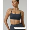 image:imagePAVOI ACTIVE Open Back Strappy Yoga Workout Bras for Women  Low Support CrissCross Sports Gym Bra Removable Pads  FlexFlowSlate