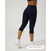image:imagePAVOI ACTIVE Sports Capri Leggings for Women  High Waisted Capri Yoga Pants No Front Seam Workout Leggings Capris  FlexFlowBlack