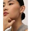 image:imagePAVOI 14K Gold Plated Sterling Silver Posts Cubic Zirconia Chained Huggie Earrings for Women  Small CZ Chain HoopsWhite Gold