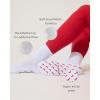 image:imagePAVOI ACTIVE Pilates Socks with Grips for Women  One Size Non Slip QuarterCrew Grip Socks for Yoga Barre  Bamboo BlendChili Pepper