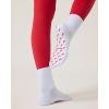 image:imagePAVOI ACTIVE Pilates Socks with Grips for Women  One Size Non Slip QuarterCrew Grip Socks for Yoga Barre  Bamboo BlendChili Pepper