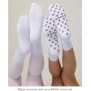 image:imagePAVOI ACTIVE Pilates Socks with Grips for Women  One Size Non Slip QuarterCrew Grip Socks for Yoga Barre  Bamboo BlendFlower