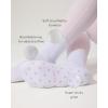image:imagePAVOI ACTIVE Pilates Socks with Grips for Women  One Size Non Slip QuarterCrew Grip Socks for Yoga Barre  Bamboo BlendHeart