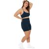 image:imagePAVOI ACTIVE Seamless Shorts  Sculpting Compression High Waisted 45 amp 6 Scrunch Butt Ribbed SculptForm Biker ShortsMidnight