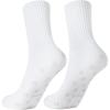image:imagePAVOI ACTIVE Pilates Socks with Grips for Women  One Size Non Slip QuarterCrew Grip Socks for Yoga Barre  Bamboo BlendFlower