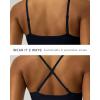 image:imagePAVOI ACTIVE Low Square Neck Sports Bra  Adjustable Thin Straps Workout Square Neck Bra for Women Removable Pads  FlexFlowBlack