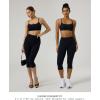 image:imagePAVOI ACTIVE Low Square Neck Sports Bra  Adjustable Thin Straps Workout Square Neck Bra for Women Removable Pads  FlexFlowBlack
