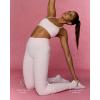 image:imagePAVOI ACTIVE Yoga Racerback Bras for Women  Buttery Soft Low Support Scoop Neck YBack Thin Strap Sports Bra  FlexFlowBlossom Pink