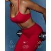 image:imagePAVOI ACTIVE Yoga Racerback Bras for Women  Buttery Soft Low Support Scoop Neck YBack Thin Strap Sports Bra  FlexFlowChilli Red