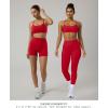 image:imagePAVOI ACTIVE Yoga Racerback Bras for Women  Buttery Soft Low Support Scoop Neck YBack Thin Strap Sports Bra  FlexFlowChilli Red