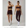 image:imagePAVOI ACTIVE Yoga Racerback Bras for Women  Buttery Soft Low Support Scoop Neck YBack Thin Strap Sports Bra  FlexFlowEspresso