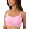 image:imagePAVOI ACTIVE Thin Spaghetti Strap Sports Bra for Women  Medium Support Buttery Soft Scoop Neck Workout Yoga Bras  FlexFlowBubblegum