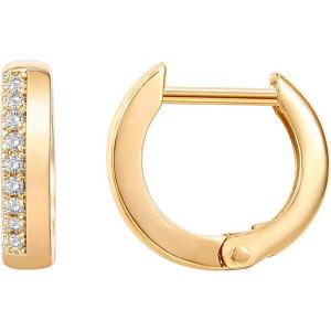 image:imagePAVOI Yellow Gold Vermeil Huggie  Bar
