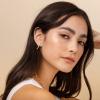 image:imagePAVOI 14K Gold Plated 925 Sterling Silver Post Dainty Mini Bar Stud Earrings  Gold Earrings for WomenLong Smooth