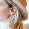 image:imagePAVOI 14K Gold Plated 925 Sterling Silver Post Dainty Mini Bar Stud Earrings  Gold Earrings for WomenShort Smooth