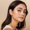 image:imagePAVOI 14K Gold Plated 925 Sterling Silver Post Dainty Mini Bar Stud Earrings  Gold Earrings for WomenShort Smooth