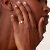 image:imagePAVOI 14K Gold Plated Twist Stacking Ring l Rings for WomenWhite Gold
