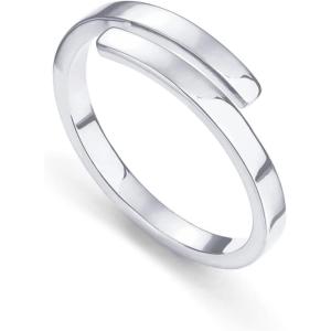 image:imagePAVOI 14K Gold Plated Twist Stacking Ring l Rings for WomenWhite Gold