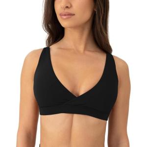image:imagePAVOI ACTIVE V Neck Sports Bra for Women  Low Support Yoga Adjustable Straps Deep V Plunge Bra Removable Pads  FlexFlowBlack