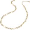 image:imagePAVOI Waterproof Chain Necklace for Women  14K Gold Plated Flat Curb Herringbone Snake Rope Figaro Cuban Link amp Paperclip Necklace  Trendy Stainless Steel Chain Fashion JewelryYellow Gold