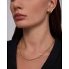 image:imagePAVOI Waterproof Chain Necklace for Women  14K Gold Plated Flat Curb Herringbone Snake Rope Figaro Cuban Link amp Paperclip Necklace  Trendy Stainless Steel Chain Fashion JewelryYellow Gold