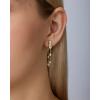 image:imagePAVOI Waterproof Dangle Earrings for Women  14K Gold Plated Long Drop Earrings with Cubic Zirconia  Stainless Steel Elegant Linear Dangling Jewelry GiftsYellow Gold