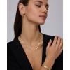 image:imagePAVOI Waterproof Hoop Earrings Set for Women  Stainless Steel MultiPack with Cubic Zirconia  Small amp Chunky Huggie Thin Hoops Cascade Graduated Styles  Trendy Fashion Piercing JewelryWhite Gold