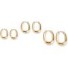 image:imagePAVOI Waterproof Hoop Earrings Set for Women  Stainless Steel MultiPack with Cubic Zirconia  Small amp Chunky Huggie Thin Hoops Cascade Graduated Styles  Trendy Fashion Piercing JewelryYellow Gold