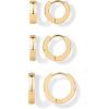 image:imagePAVOI Waterproof Hoop Earrings Set for Women  Stainless Steel MultiPack with Cubic Zirconia  Small amp Chunky Huggie Thin Hoops Cascade Graduated Styles  Trendy Fashion Piercing JewelryYellow Gold