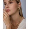 image:imagePAVOI Waterproof Hoop Earrings Set for Women  Stainless Steel MultiPack with Cubic Zirconia  Small amp Chunky Huggie Thin Hoops Cascade Graduated Styles  Trendy Fashion Piercing JewelryWhite Gold