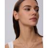 image:imagePAVOI Waterproof Hoop Earrings Set for Women  Stainless Steel MultiPack with Cubic Zirconia  Small amp Chunky Huggie Thin Hoops Cascade Graduated Styles  Trendy Fashion Piercing JewelryWhite Gold
