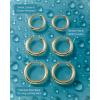 image:imagePAVOI Waterproof Hoop Earrings Set for Women  Stainless Steel MultiPack with Cubic Zirconia  Small amp Chunky Huggie Thin Hoops Cascade Graduated Styles  Trendy Fashion Piercing JewelryYellow Gold