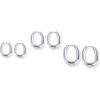 image:imagePAVOI Waterproof Hoop Earrings Set for Women  Stainless Steel MultiPack with Cubic Zirconia  Small amp Chunky Huggie Thin Hoops Cascade Graduated Styles  Trendy Fashion Piercing JewelryWhite Gold