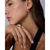 image:imagePAVOI Waterproof Hoop Earrings for Women  14K Gold Plated Chunky Dome Square Twisted Huggie Hoops  Stainless Steel Gold Earrings Bold JewelryYellow Gold