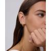 image:imagePAVOI Waterproof Huggie Hoop Earrings Set for Women  Stainless Steel Pack of 3 with Cubic Zirconia  Huggie Hoops Luxe Styles  Trendy Fashion Piercing JewelryYellow Gold