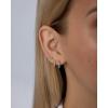 image:imagePAVOI Waterproof Huggie Hoop Earrings Set for Women  Stainless Steel Pack of 3 with Cubic Zirconia  Huggie Hoops Stud amp Luxe Styles  Trendy Fashion Piercing JewelryYellow Gold